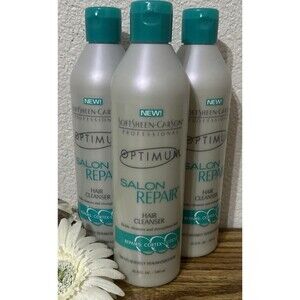 3 x SoftSheen Carson Optimum Salon Repair Hair Cleanser  HTF 16.9 fl oz